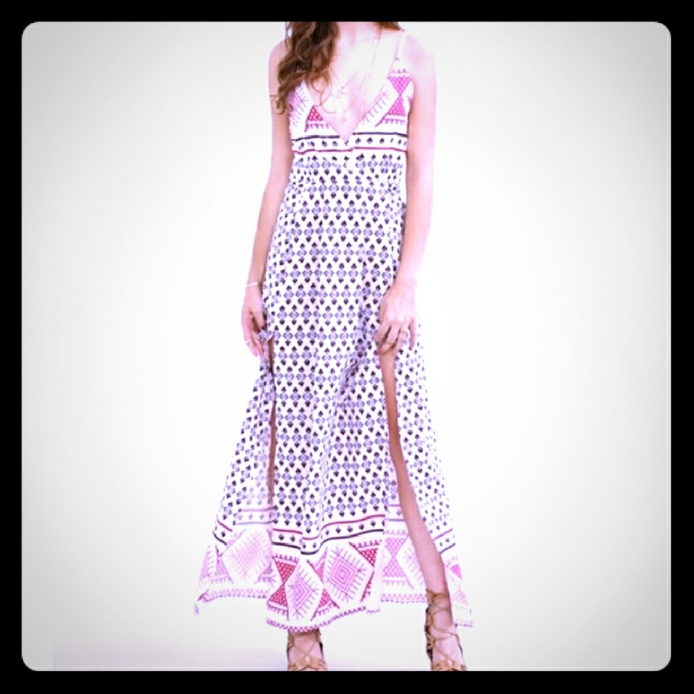 Beauty! Maxi Tribal Design Dress NEW